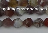 CNG7345 15.5 inches 6mm faceted nuggets botswana agate beads