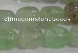 CNG736 15.5 inches 13*18mm nuggets fluorite beads wholesale