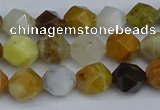 CNG7370 15.5 inches 6mm faceted nuggets mixed opal beads