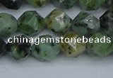 CNG7386 15.5 inches 8mm faceted nuggets African turquoise beads