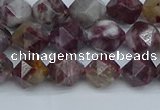 CNG7410 15.5 inches 6mm faceted nuggets tourmaline beads