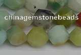 CNG7417 15.5 inches 10mm faceted nuggets amazonite beads