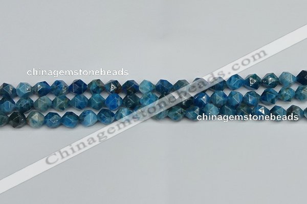 CNG7430 15.5 inches 6mm faceted nuggets apatite gemstone beads