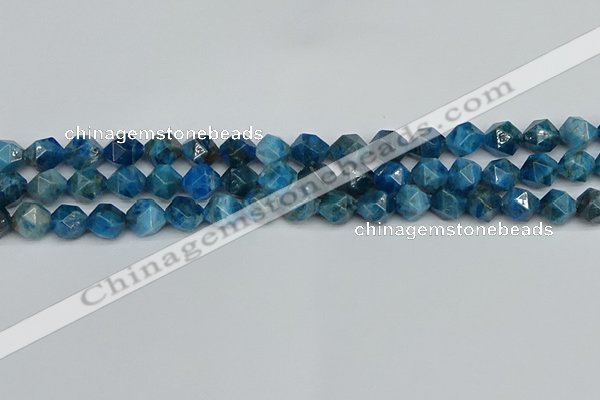 CNG7431 15.5 inches 8mm faceted nuggets apatite gemstone beads