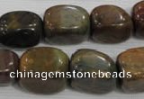 CNG745 15.5 inches 15*18mm nuggets tree agate beads wholesale