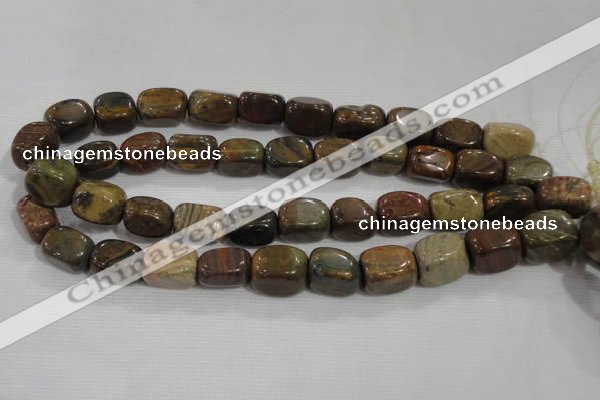 CNG745 15.5 inches 15*18mm nuggets tree agate beads wholesale