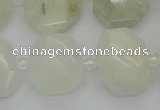 CNG7454 12*16mm - 15*20mm faceted freeform white moonstone beads