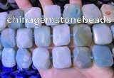 CNG7477 15.5 inches 18*25mm - 20*28mm faceted freeform amazonite beads