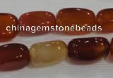 CNG751 15.5 inches 12*20mm nuggets red agate beads wholesale