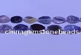 CNG7527 18*25mm - 25*35mm faceted freeform Botswana agate beads