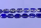 CNG7534 15.5 inches 18*25mm - 25*35mm faceted freeform lapis lazuli beads