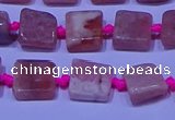 CNG7544 15.5 inches 6*8mm - 10*12mm freeform rhodochrosite beads