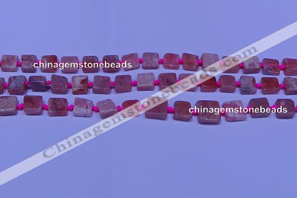 CNG7544 15.5 inches 6*8mm - 10*12mm freeform rhodochrosite beads