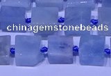 CNG7551 15.5 inches 12*14mm - 14*15mm freeform aquamarine beads