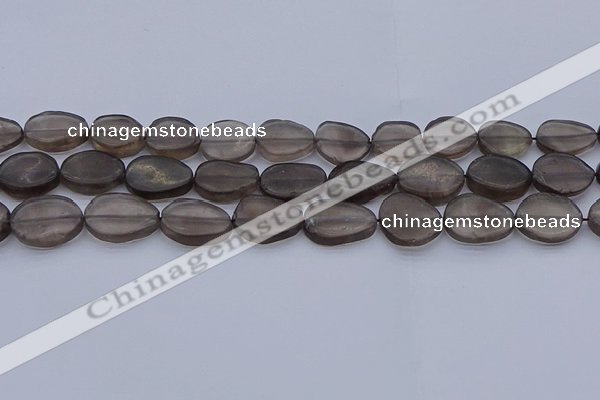 CNG7573 15.5 inches 10*14mm - 13*18mm freeform smoky quartz beads