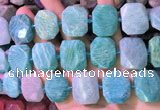 CNG7580 15.5 inches 18*25mm - 20*28mm faceted freeform amazonite beads