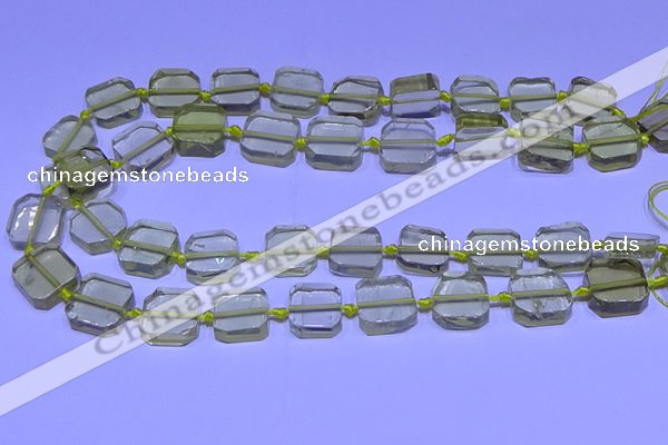 CNG7602 15.5 inches 12*14mm - 15*16mm freeform lemon quartz beads