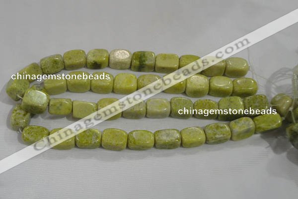 CNG761 15.5 inches 15*20mm nuggets lemon jade beads wholesale