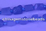 CNG7631 15.5 inches 6*8mm - 8*10mm nuggets aquamarine beads