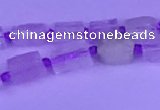 CNG7633 15.5 inches 5*7mm - 8*10mm nuggets kunzite beads