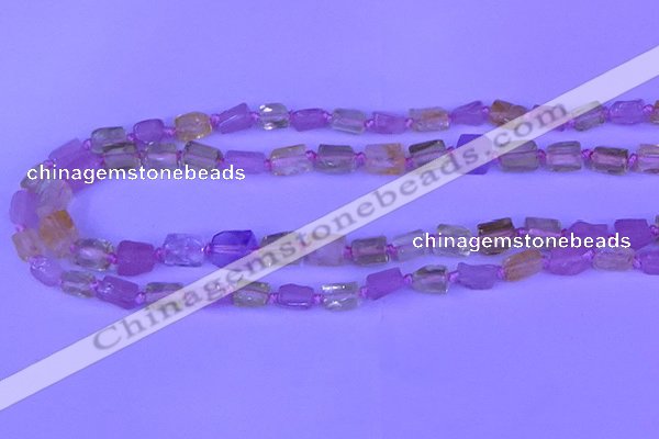 CNG7634 15.5 inches 5*7mm - 8*10mm nuggets mixed quartz beads