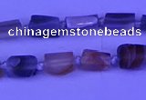 CNG7642 15.5 inches 5*7mm - 8*10mm nuggets Botswana agate beads