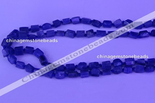 CNG7644 15.5 inches 5*6mm - 6*8mm nuggets blue kyanite beads