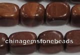 CNG770 15.5 inches 13*18mm nuggets Chinese red jasper beads wholesale