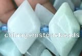 CNG7709 15.5 inches 13*20mm - 15*25mm faceted freeform amazonite beads