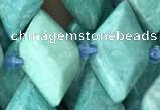 CNG7710 15.5 inches 13*20mm - 15*25mm faceted freeform amazonite beads