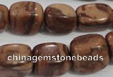 CNG772 15.5 inches 13*18mm nuggets chinese bamboo stone beads wholesale