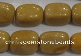 CNG779 15.5 inches 15*20mm nuggets yellow jasper beads wholesale