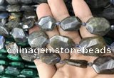 CNG7819 15.5 inches 13*18mm - 18*25mm faceted freeform labradorite beads