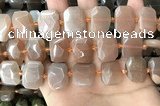 CNG7884 13*18mm - 15*25mm faceted freeform moonstone beads