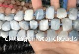 CNG7902 15.5 inches 12*16mm - 15*20mm faceted nuggets aquamarine beads