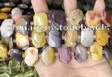 CNG7920 15.5 inches 13*18mm - 15*25mm faceted freeform mookaite beads