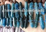 CNG7937 15.5 inches 10*22mm - 12*45mm faceted nuggets apatite beads