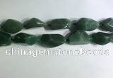 CNG7962 15.5 inches 15*25mm - 20*40mm nuggets green aventurine beads