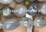 CNG8019 15.5 inches 6*8mm nuggets labradorite gemstone beads