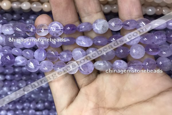 CNG8031 15.5 inches 8*10mm nuggets lavender amethyst beads