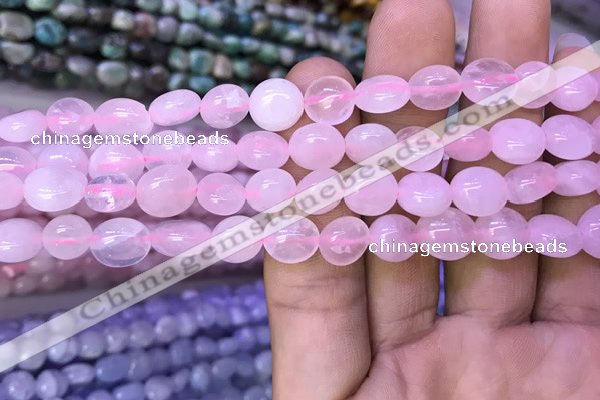 CNG8033 15.5 inches 8*10mm nuggets rose quartz beads wholesale