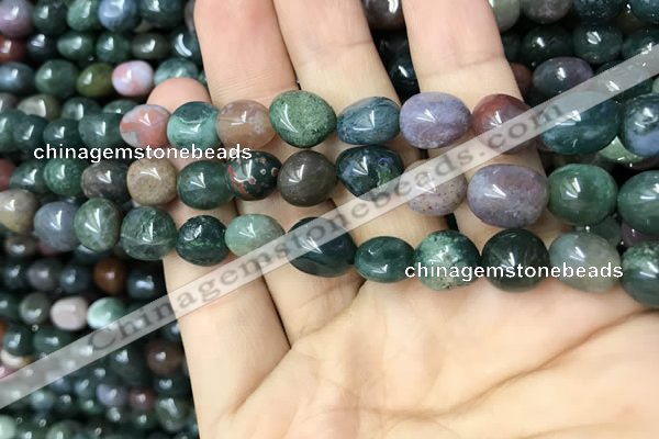 CNG8040 15.5 inches 8*10mm nuggets Indian agate beads wholesale