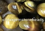 CNG8048 15.5 inches 8*10mm nuggets yellow tiger eye beads