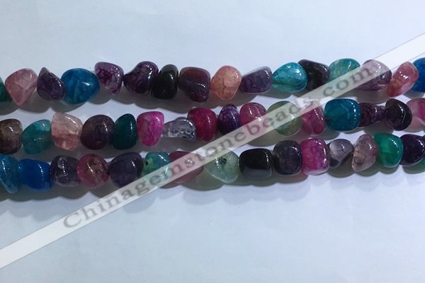 CNG8110 15.5 inches 6*8mm - 10*12mm agate gemstone chips beads