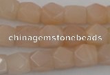 CNG812 15.5 inches 9*12mm faceted nuggets pink aventurine beads