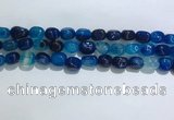 CNG8121 15.5 inches 8*12mm nuggets agate beads wholesale