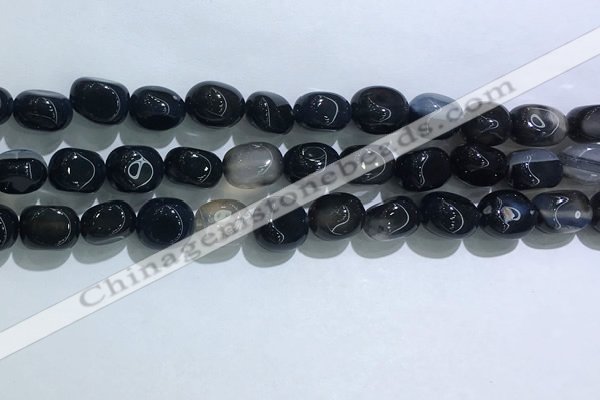 CNG8126 15.5 inches 8*12mm nuggets agate beads wholesale