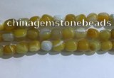 CNG8131 15.5 inches 8*12mm nuggets striped agate beads wholesale