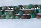 CNG8138 15.5 inches 8*12mm nuggets striped agate beads wholesale