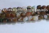 CNG8141 15.5 inches 8*12mm nuggets striped agate beads wholesale